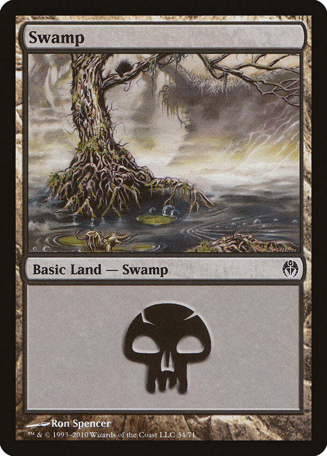 Swamp (34) [Duel Decks: Phyrexia vs. the Coalition] | Chromatic Games