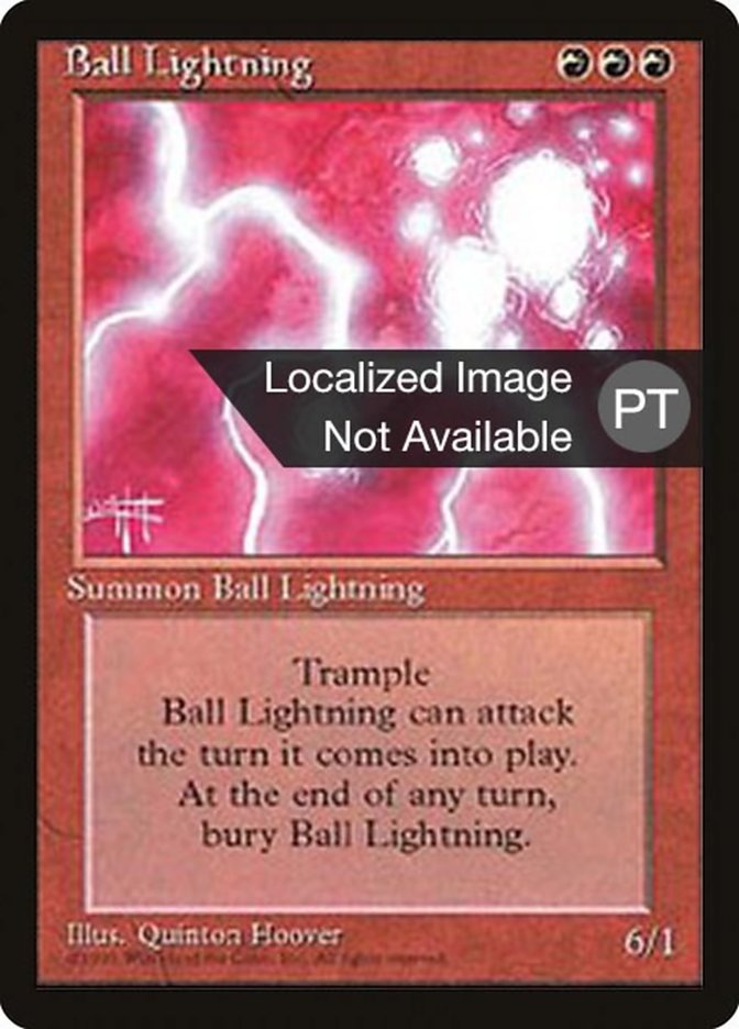 Ball Lightning [Fourth Edition (Foreign Black Border)] | Chromatic Games