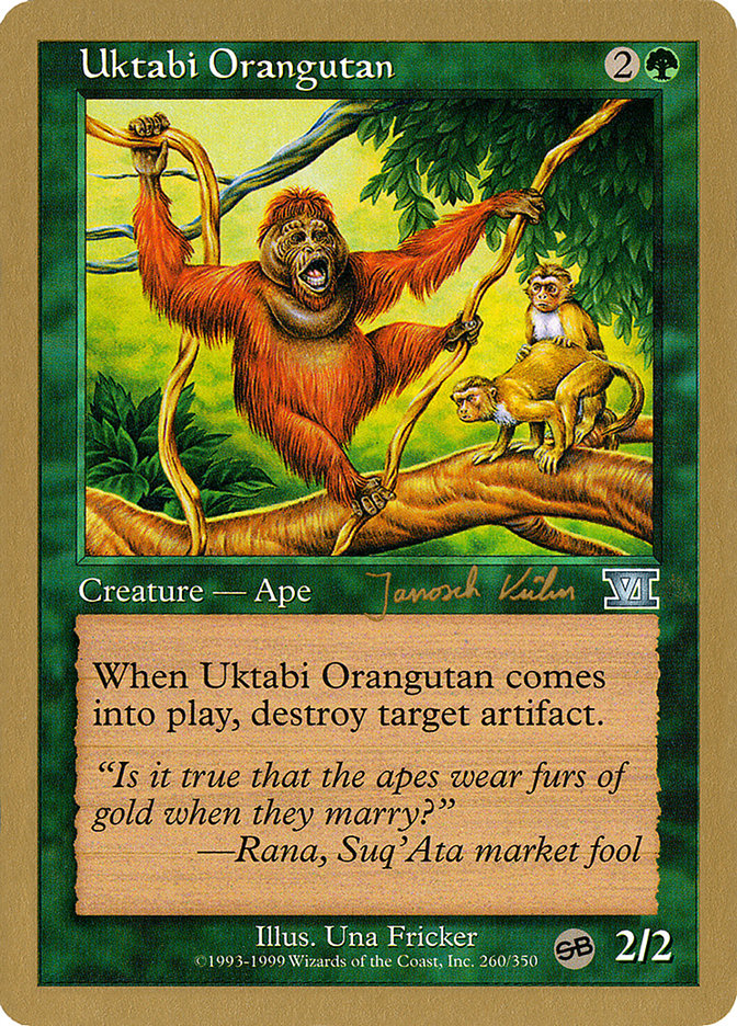 Uktabi Orangutan (Janosch Kuhn) (SB) [World Championship Decks 2000] | Chromatic Games