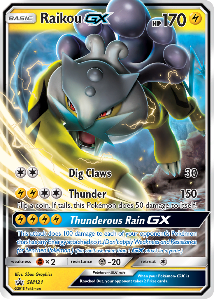 Raikou GX [SM Black Star Promos] | Chromatic Games