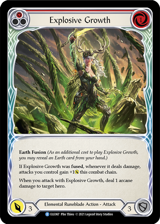 Explosive Growth (Red) [ELE067] (Tales of Aria)  1st Edition Normal | Chromatic Games