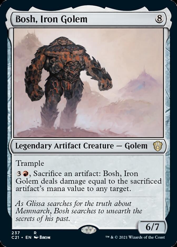 Bosh, Iron Golem [Commander 2021] | Chromatic Games