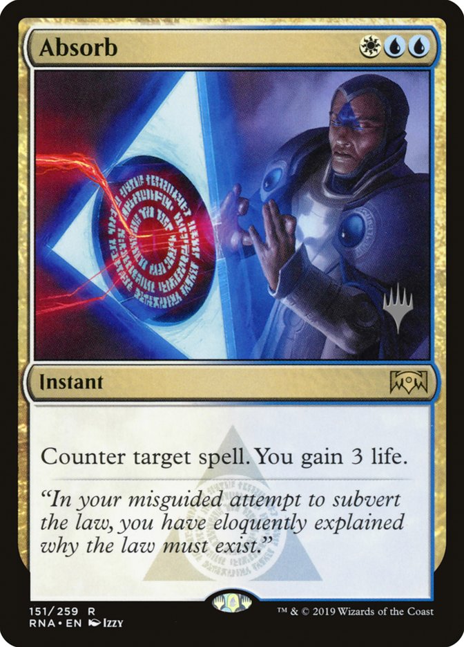 Absorb (Promo Pack) [Ravnica Allegiance Promos] | Chromatic Games