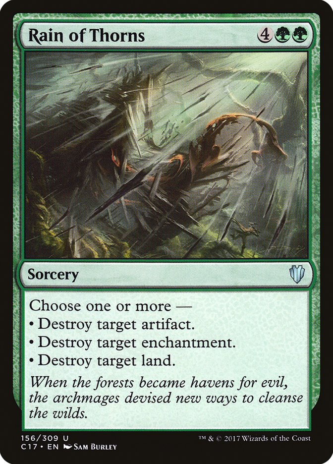 Rain of Thorns [Commander 2017] | Chromatic Games