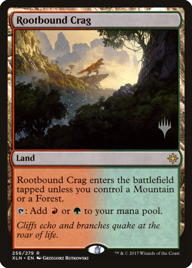 Rootbound Crag (Promo Pack) [Ixalan Promos] | Chromatic Games