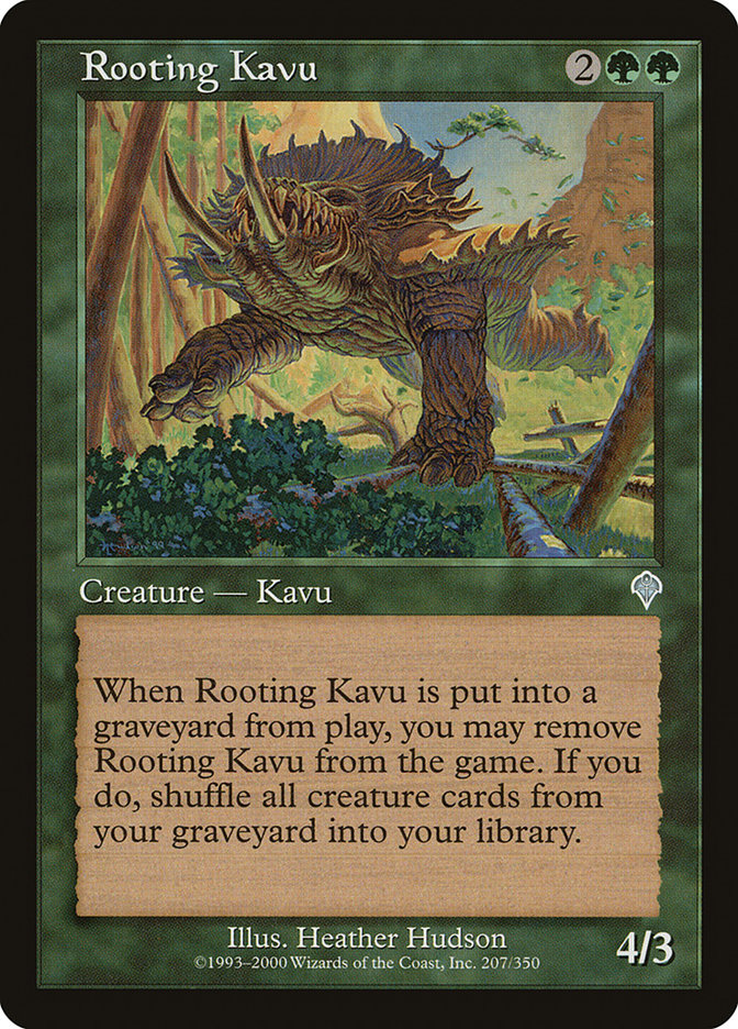 Rooting Kavu [Invasion] | Chromatic Games