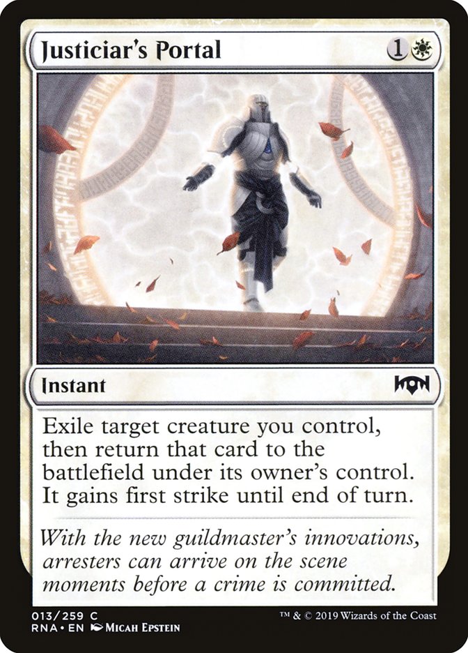 Justiciar's Portal [Ravnica Allegiance] | Chromatic Games