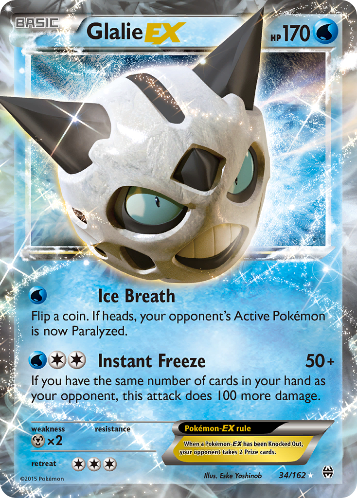 Glalie EX (34/162) [XY: BREAKthrough] | Chromatic Games