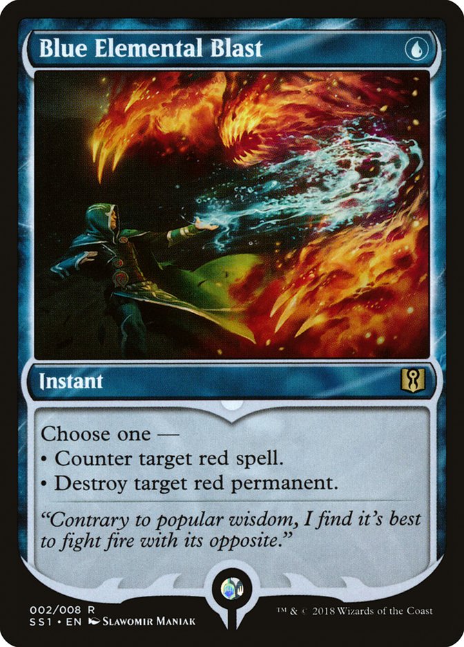 Blue Elemental Blast [Signature Spellbook: Jace] | Chromatic Games