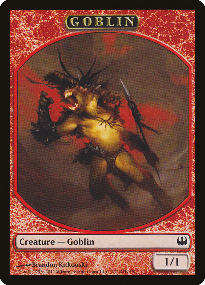 Goblin Token [Duel Decks: Knights vs. Dragons Tokens] | Chromatic Games