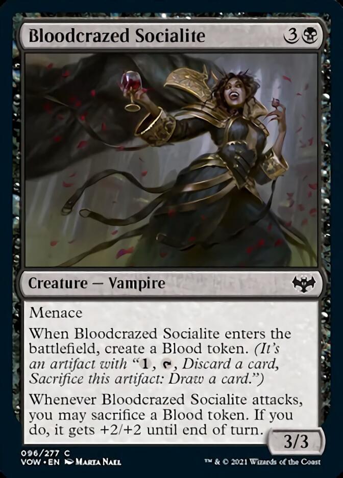 Bloodcrazed Socialite [Innistrad: Crimson Vow] | Chromatic Games