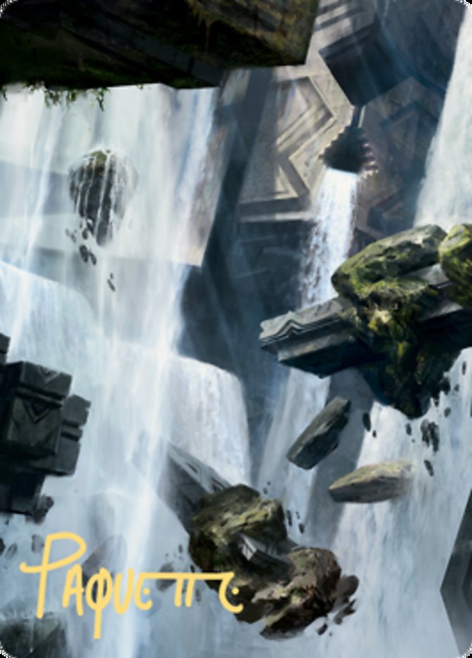 Island 1 Art Card (Gold-Stamped Signature) [Zendikar Rising Art Series] | Chromatic Games