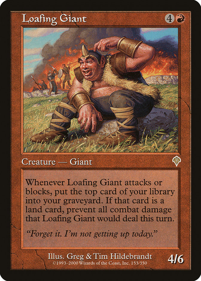 Loafing Giant [Invasion] | Chromatic Games
