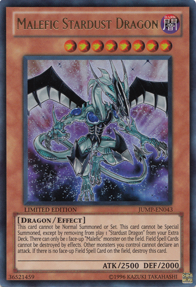 Malefic Stardust Dragon [JUMP-EN043] Ultra Rare | Chromatic Games