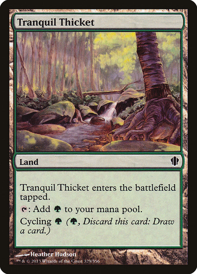 Tranquil Thicket [Commander 2013] | Chromatic Games