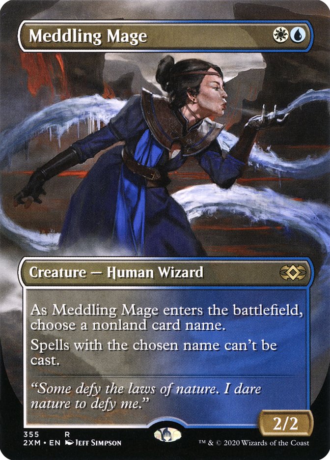 Meddling Mage (Toppers) [Double Masters] | Chromatic Games