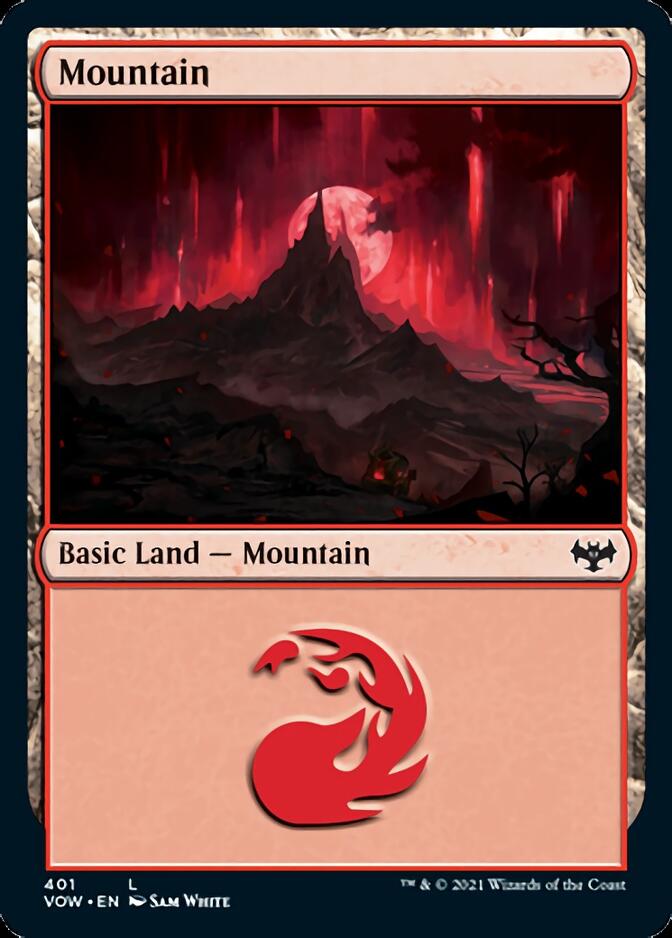 Mountain (401) [Innistrad: Crimson Vow] | Chromatic Games