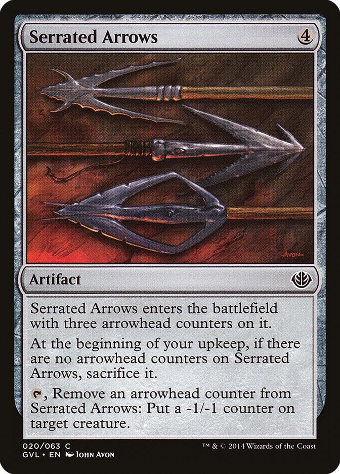 Serrated Arrows (Garruk vs. Liliana) [Duel Decks Anthology] | Chromatic Games