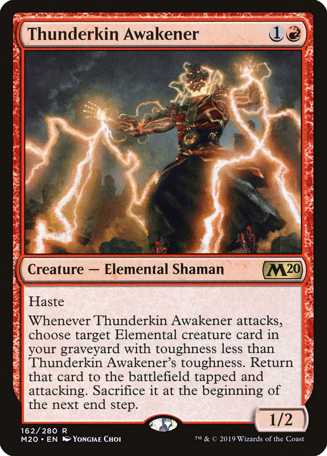 Thunderkin Awakener [Core Set 2020] | Chromatic Games