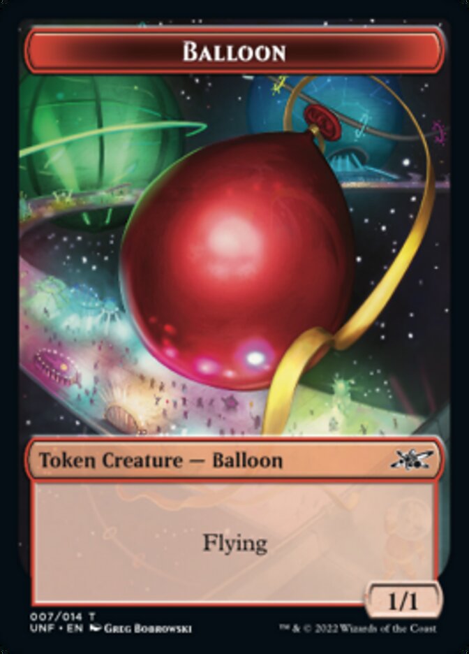 Balloon Token [Unfinity Tokens] | Chromatic Games