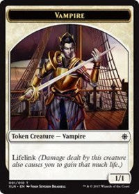 Vampire // Treasure Double-Sided Token [Ixalan Tokens] | Chromatic Games