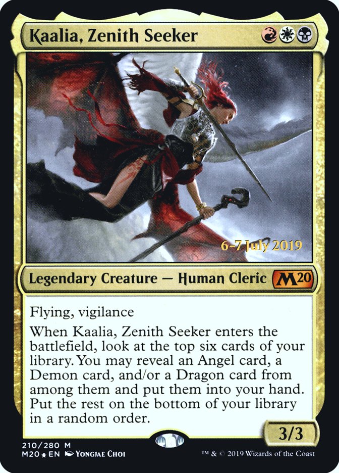 Kaalia, Zenith Seeker [Core Set 2020 Prerelease Promos] | Chromatic Games