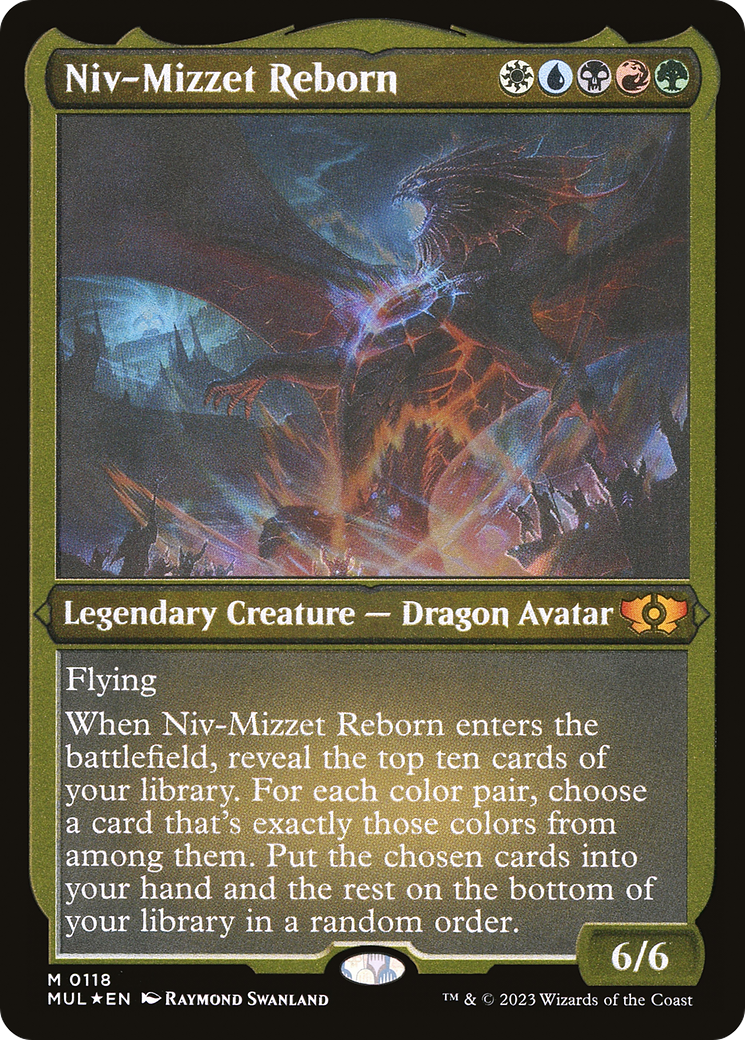 Niv-Mizzet Reborn (Foil Etched) [Multiverse Legends] | Chromatic Games