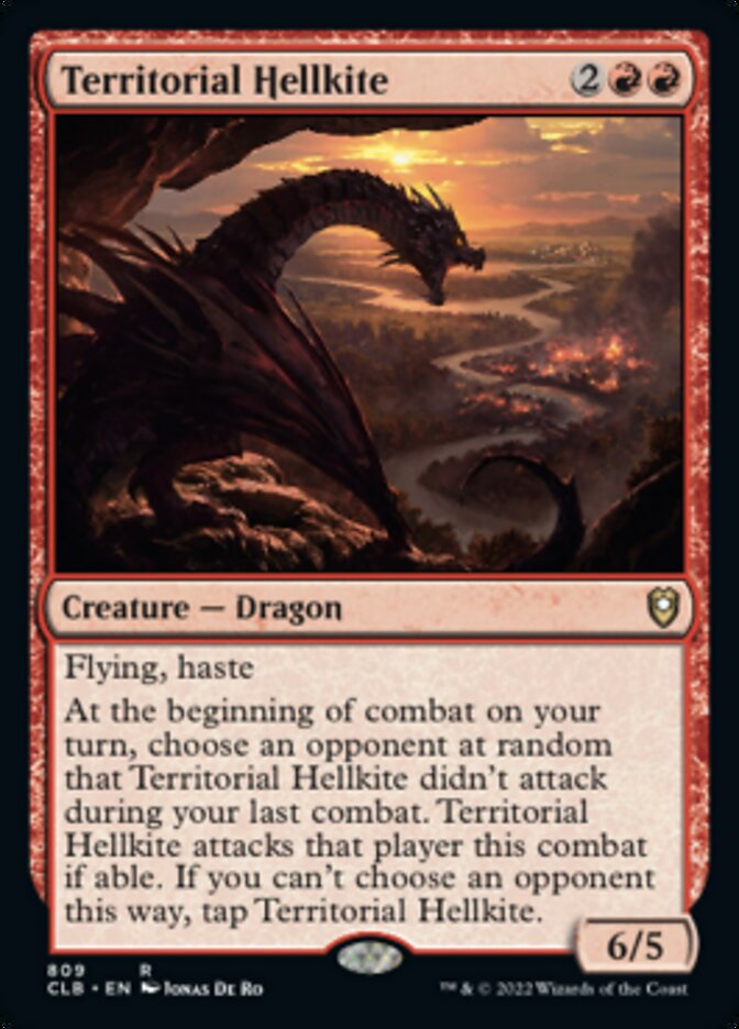 Territorial Hellkite [Commander Legends: Battle for Baldur's Gate] | Chromatic Games