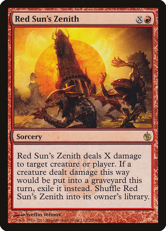 Red Sun's Zenith [Mirrodin Besieged] | Chromatic Games