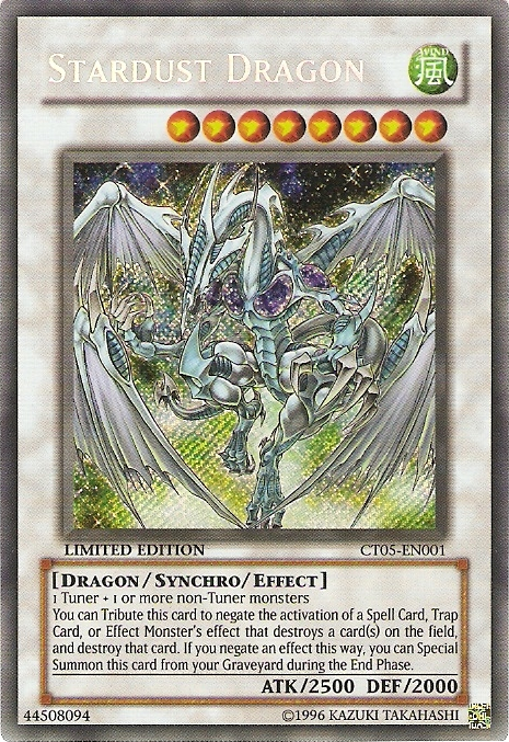 Stardust Dragon [CT05-EN001] Secret Rare | Chromatic Games