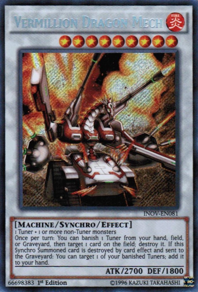 Vermillion Dragon Mech [INOV-EN081] Secret Rare | Chromatic Games