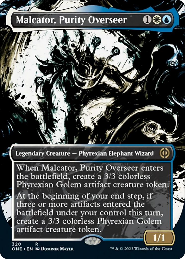 Malcator, Purity Overseer (Borderless Ichor) [Phyrexia: All Will Be One] | Chromatic Games