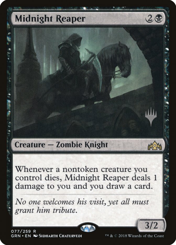 Midnight Reaper (Promo Pack) [Guilds of Ravnica Promos] | Chromatic Games