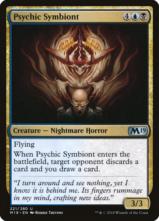 Psychic Symbiont [Core Set 2019] | Chromatic Games