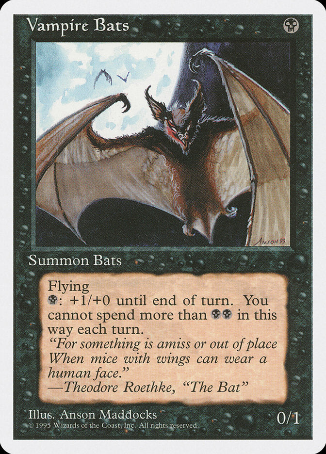 Vampire Bats [Fourth Edition] | Chromatic Games