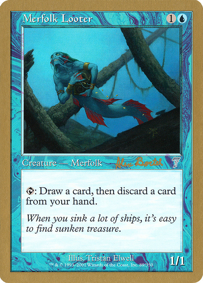 Merfolk Looter (Alex Borteh) [World Championship Decks 2001] | Chromatic Games