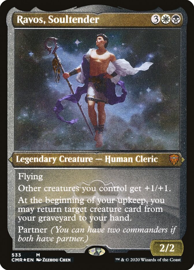 Ravos, Soultender (Etched) [Commander Legends] | Chromatic Games