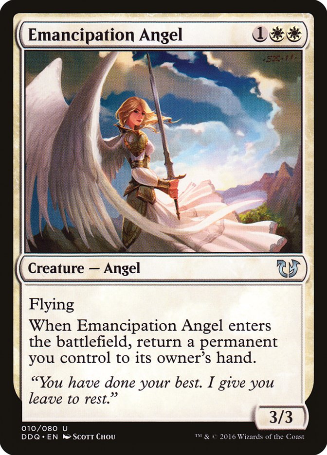 Emancipation Angel [Duel Decks: Blessed vs. Cursed] | Chromatic Games