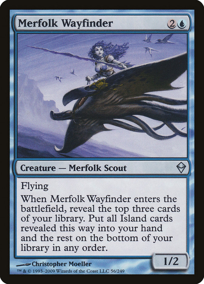 Merfolk Wayfinder [Zendikar] | Chromatic Games