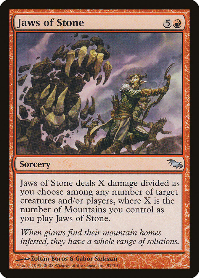 Jaws of Stone [Shadowmoor] | Chromatic Games