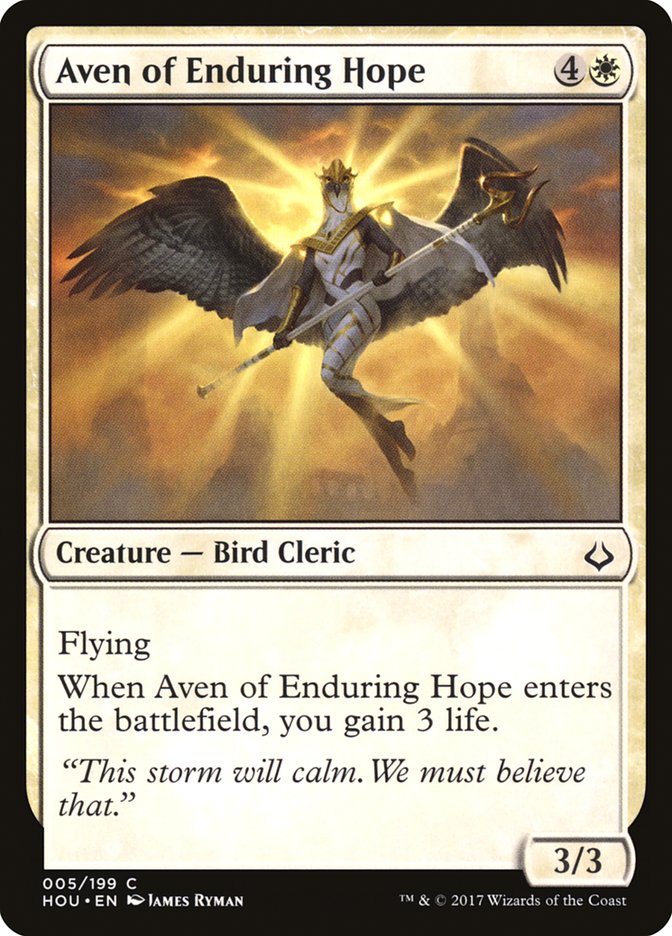 Aven of Enduring Hope [Hour of Devastation] | Chromatic Games