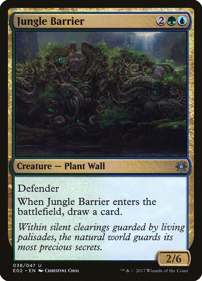 Jungle Barrier [Explorers of Ixalan] | Chromatic Games