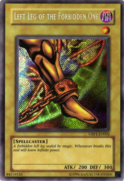 Left Leg of the Forbidden One [UBP1-EN002] Secret Rare | Chromatic Games