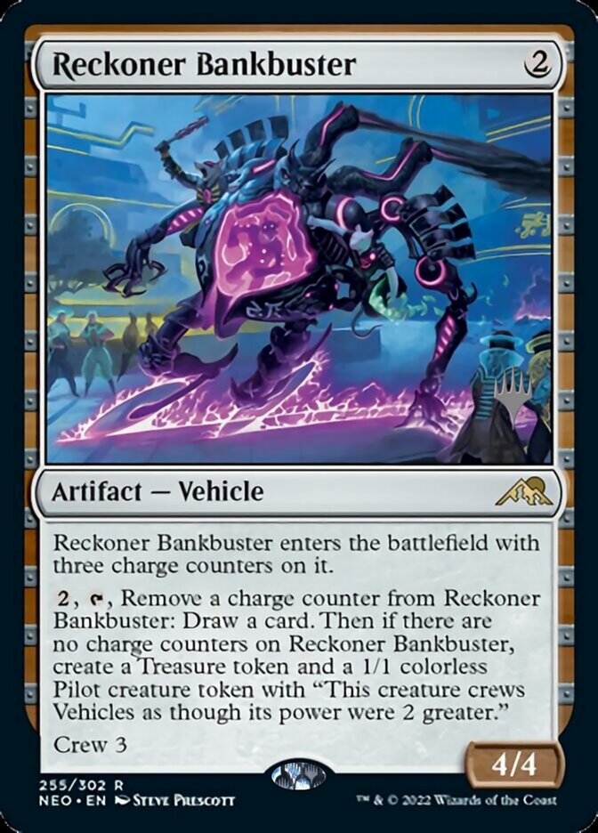 Reckoner Bankbuster (Promo Pack) [Kamigawa: Neon Dynasty Promos] | Chromatic Games