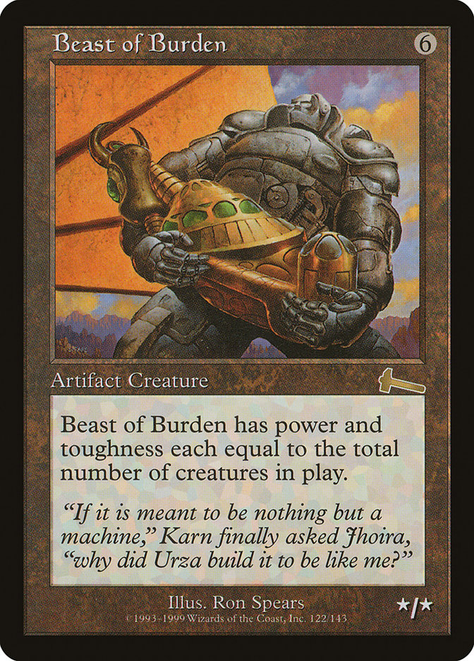 Beast of Burden [Urza's Legacy] | Chromatic Games