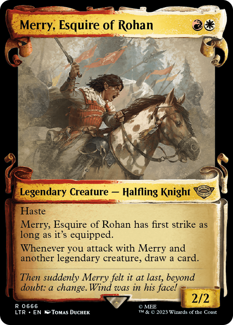 Merry, Esquire of Rohan [The Lord of the Rings: Tales of Middle-Earth Showcase Scrolls] | Chromatic Games