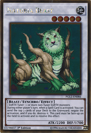 Naturia Beast [PGL2-EN086] Gold Rare | Chromatic Games