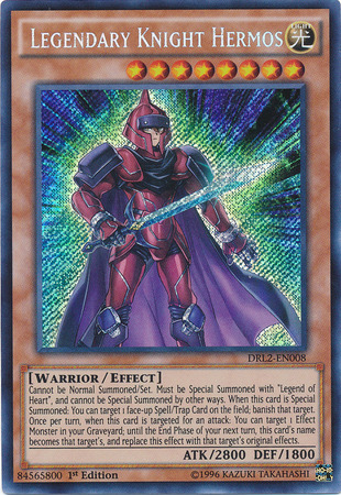 Legendary Knight Hermos [DRL2-EN008] Secret Rare | Chromatic Games