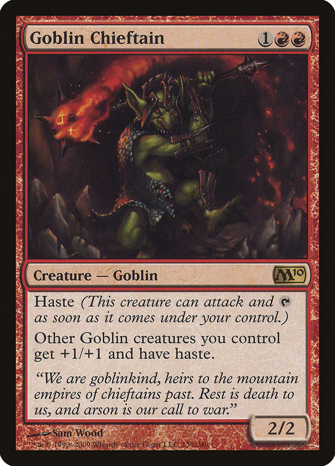 Goblin Chieftain [Magic 2010] | Chromatic Games