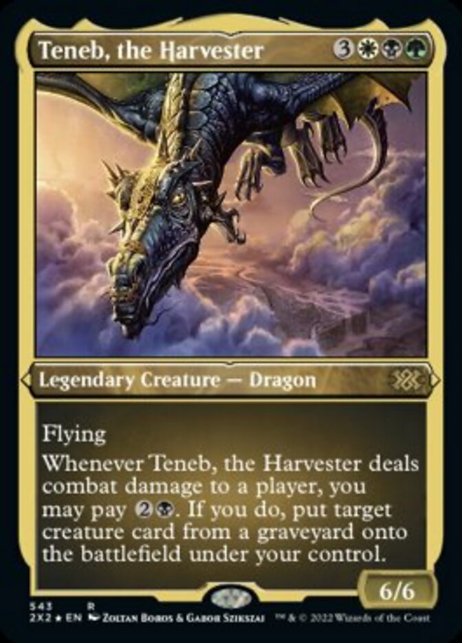 Teneb, the Harvester (Foil Etched) [Double Masters 2022] | Chromatic Games